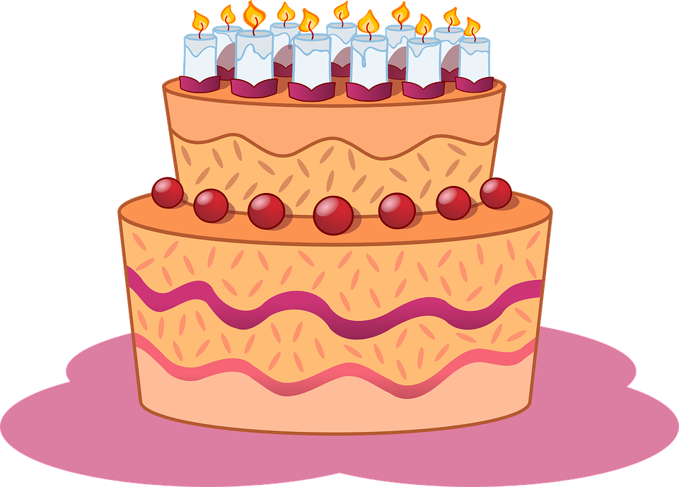 cake, birthday, dessert