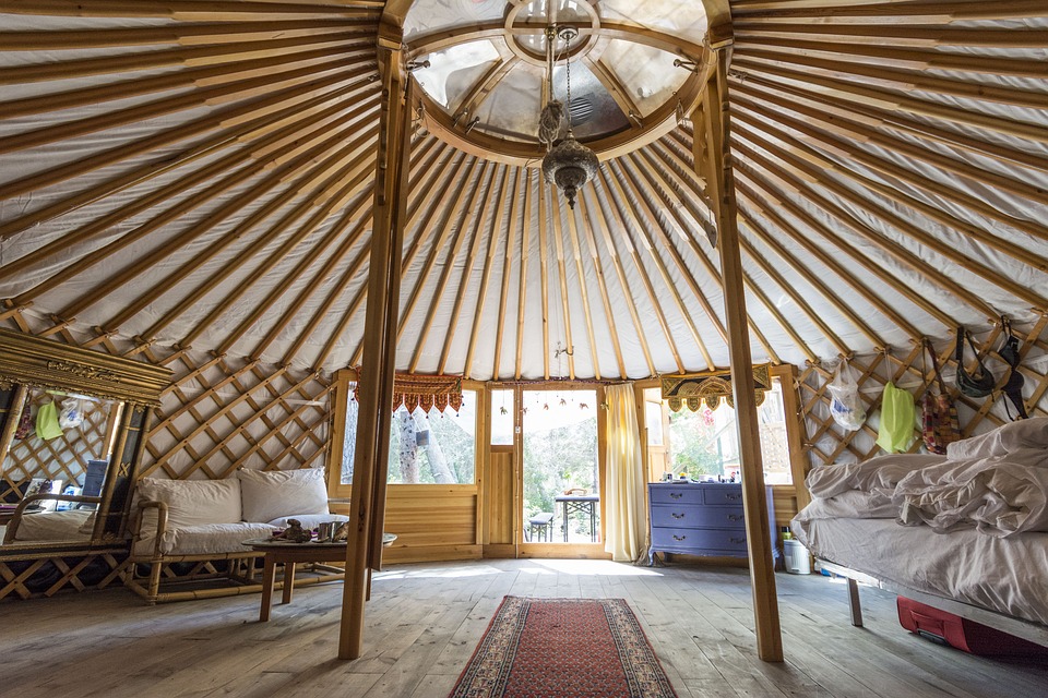 yurt, holiday, travel