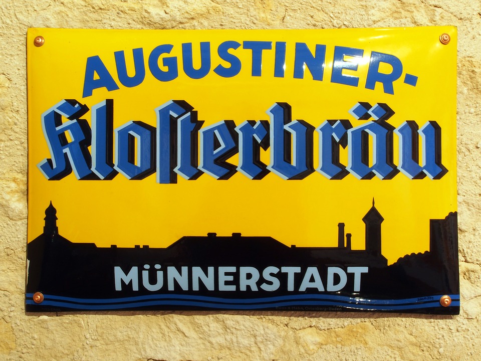 augustiner klosterbräu, münnerstadt, advertising