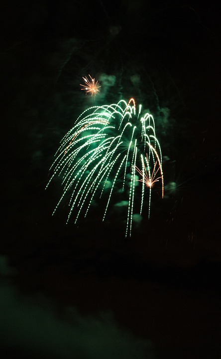 fireworks, dreams, new year