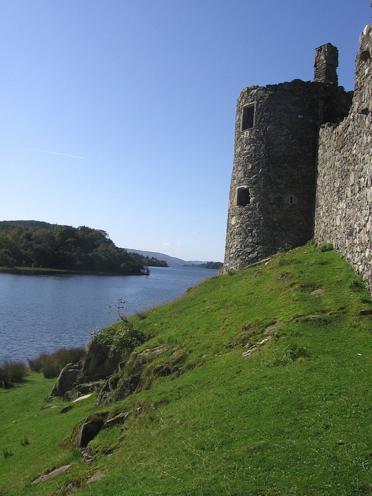 scotland, castle, ruin