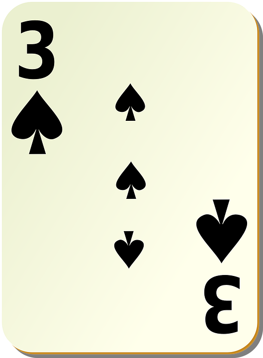 spades, three, 3