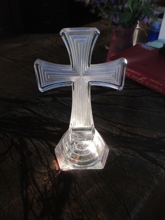 cross, glass, christian