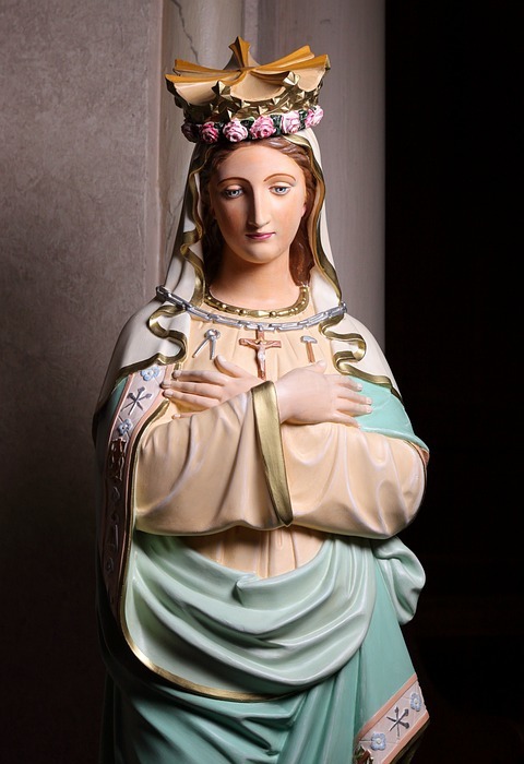 religion, catholic, statue