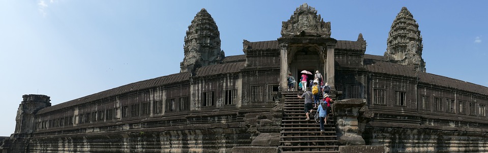 cambodia, angkor, temple complex
