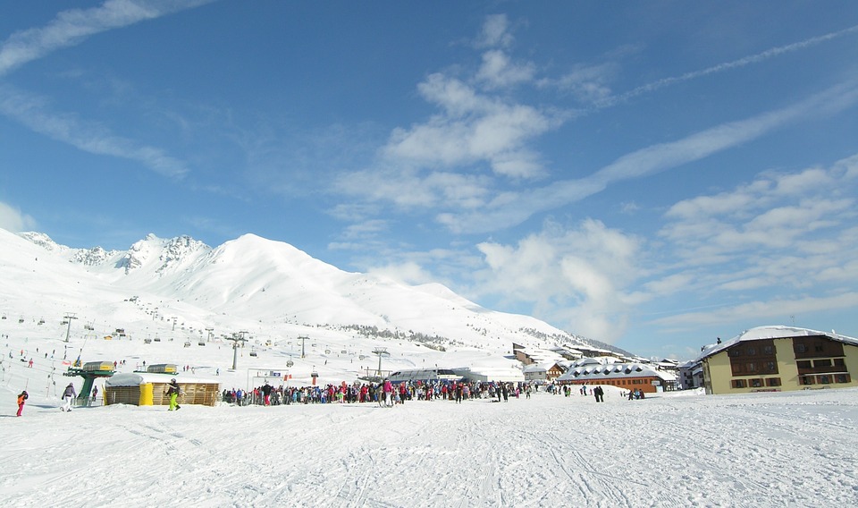 skiing, ski, ski area