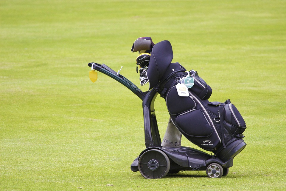 golf, bag, equipment