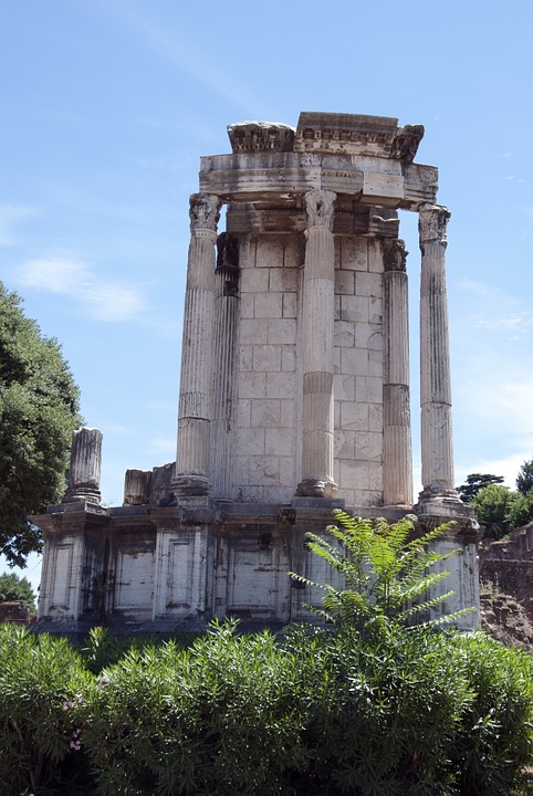 temple, vesta, rome