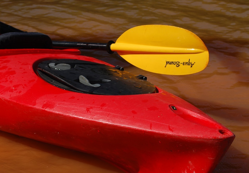 kayak, paddle, boat