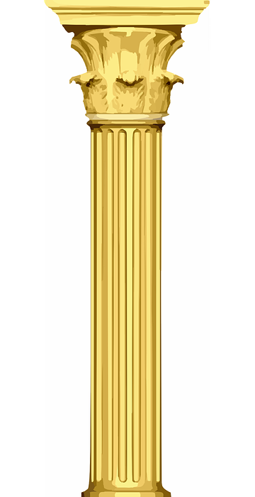 pillar, roman, broken