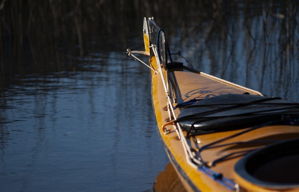 kayak, boat, nature