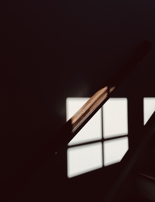 stairs, shadow, dark
