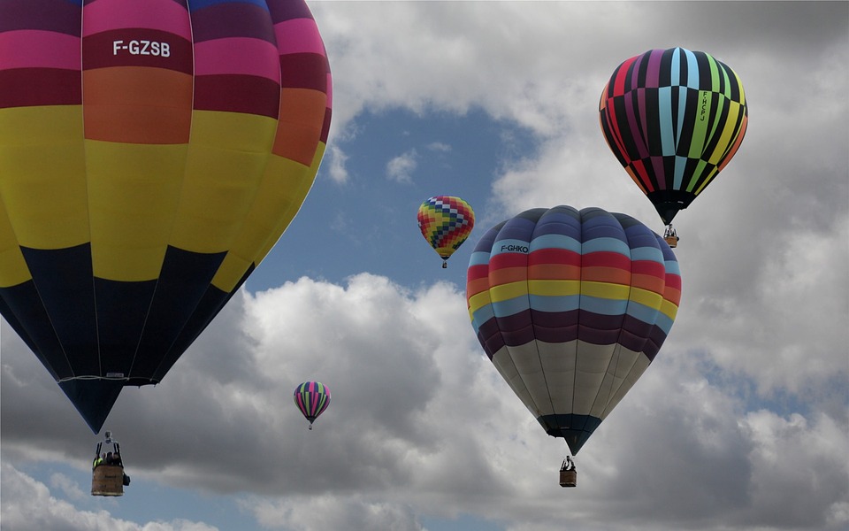 hot air balloon, air baloon, sky