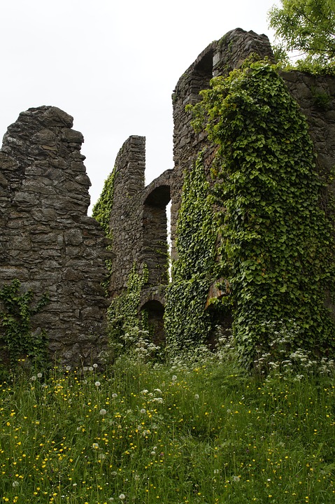 castle, ruin, middle ages