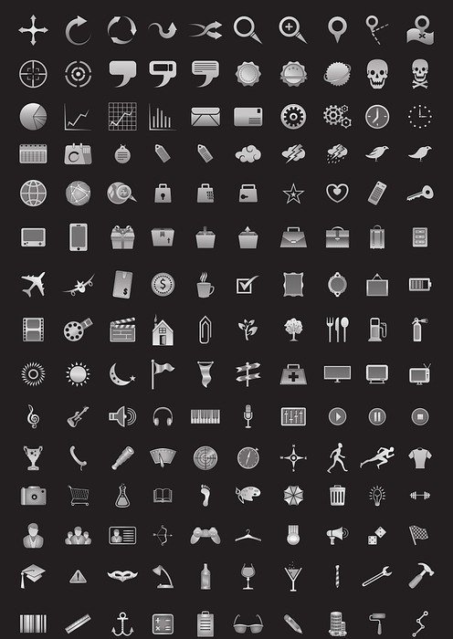 icons, web icons, icon library