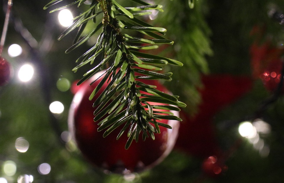 holidays, christmas tree, christmas baubles