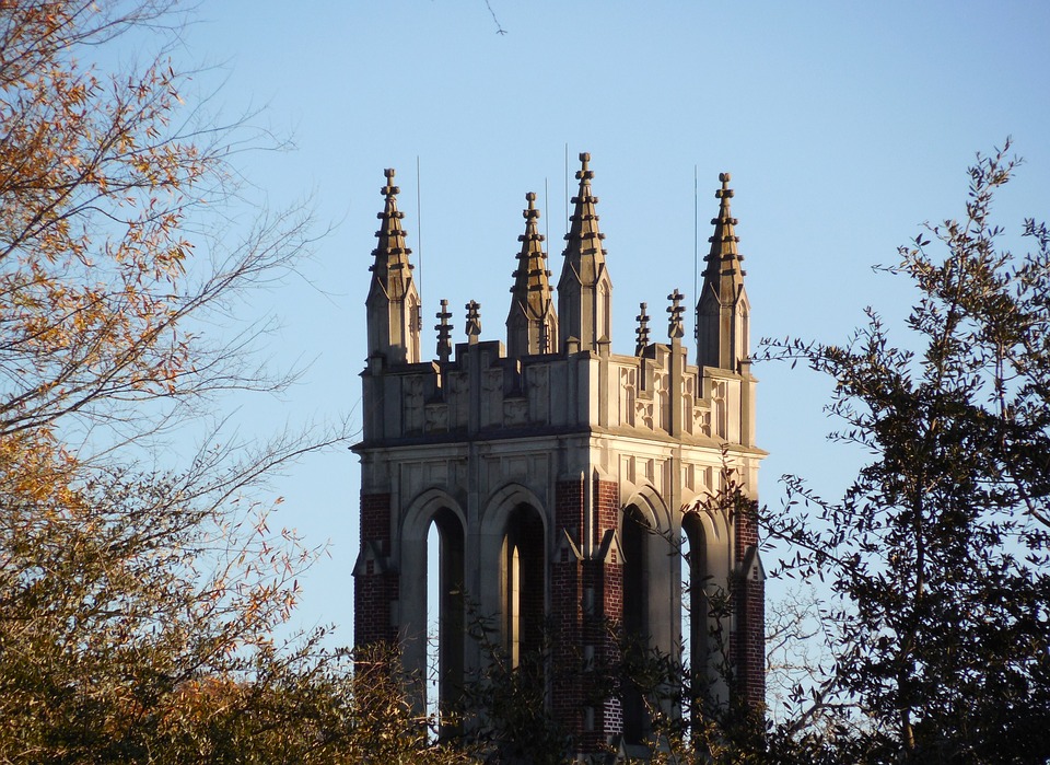 church tower, gothic, architecture