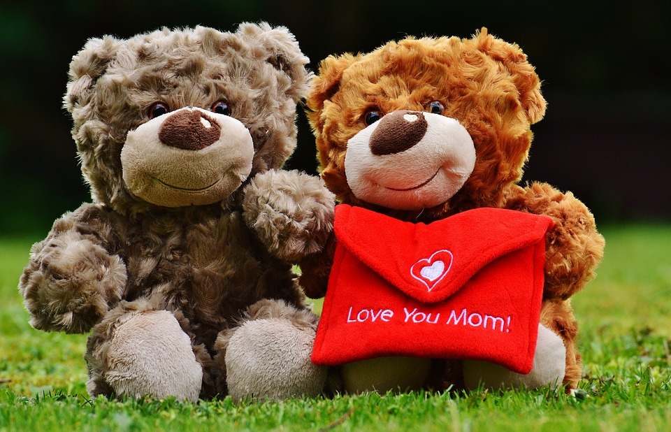 teddy, mother\'s day, love
