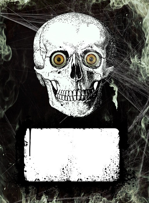 skull, eyes, halloween