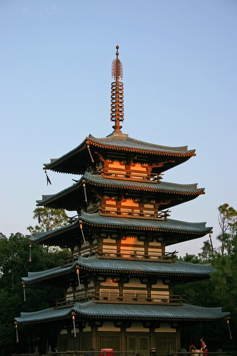 epcot, japanese, tower