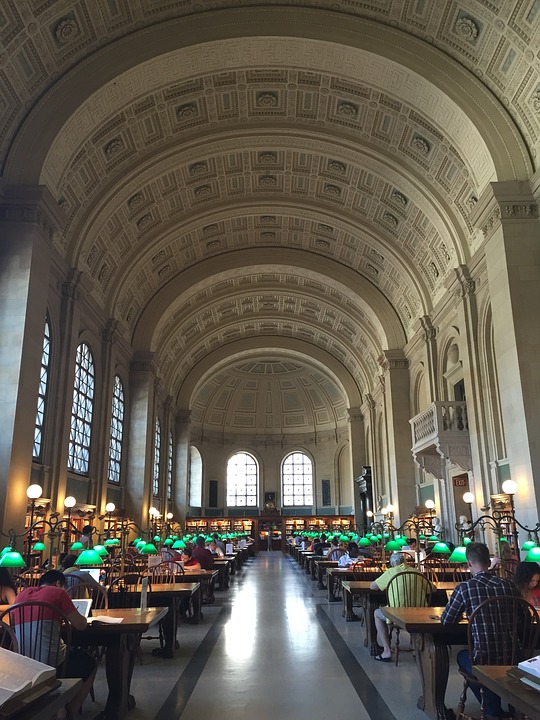 library, boston, massachusetts