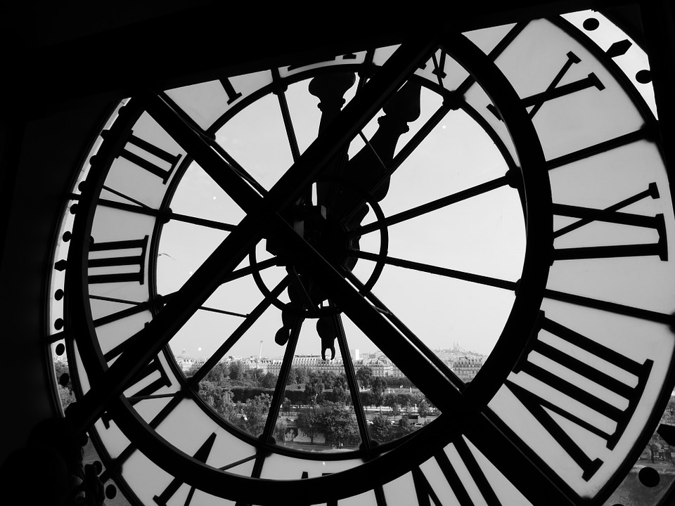 clock, timepiece, perspective