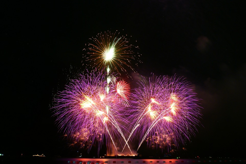 thailand, pattaya, firework