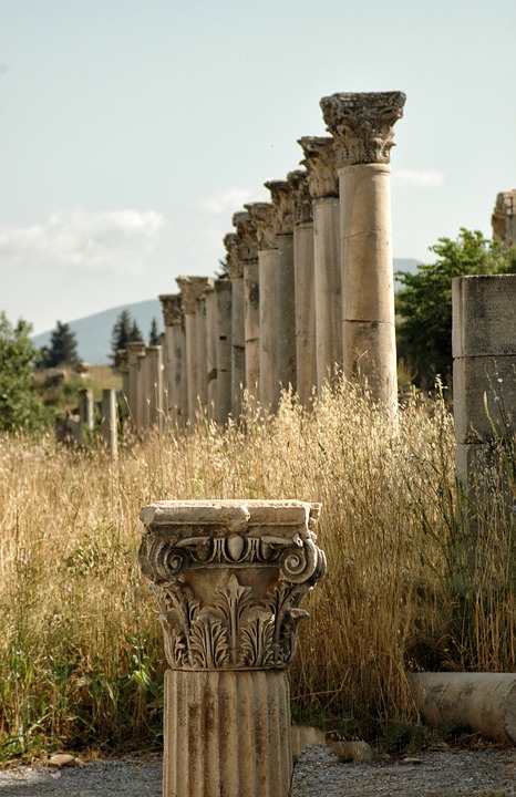 ruins, remains, ephesus