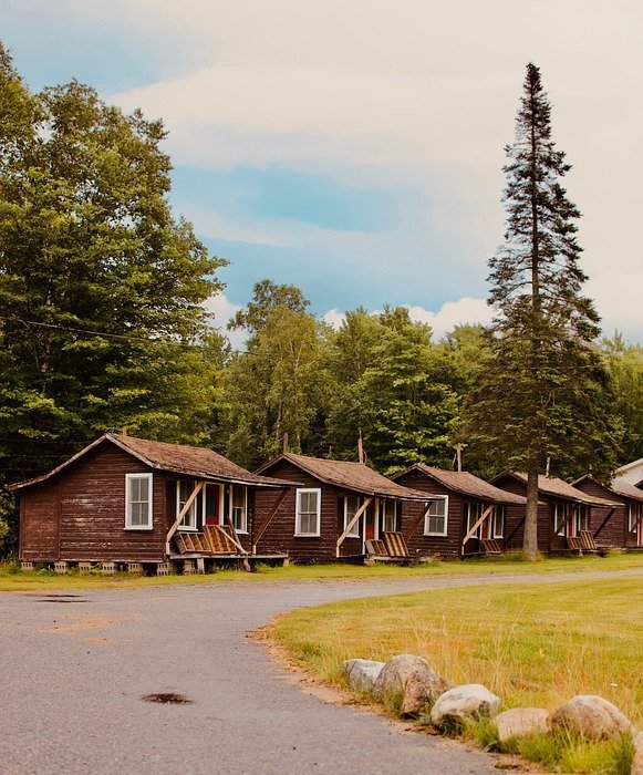 camping, camp, abandoned