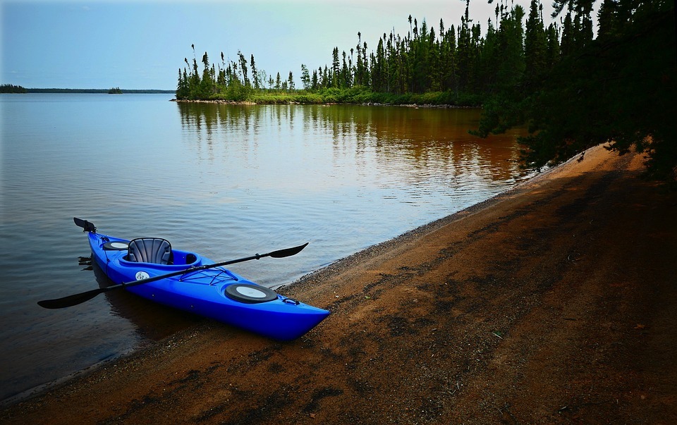 kayak, landscape, nature
