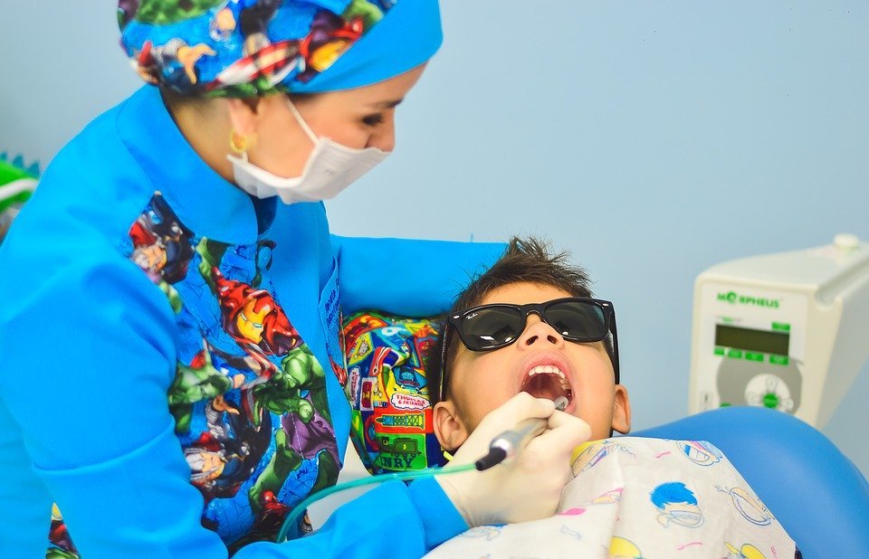 dentist, child, dental care