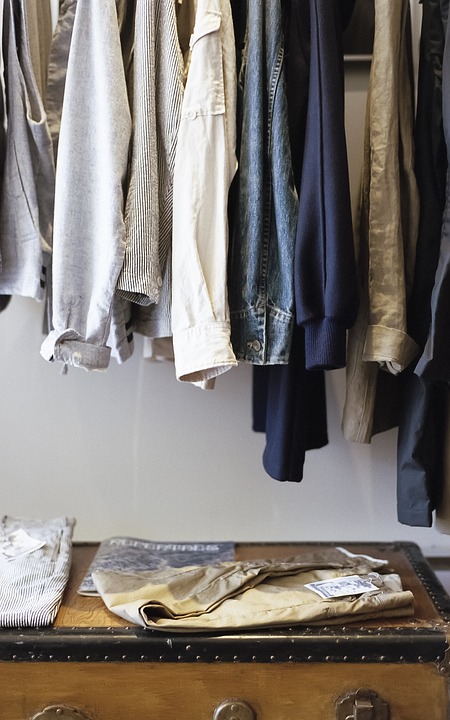 closet, clothes, wardrobe