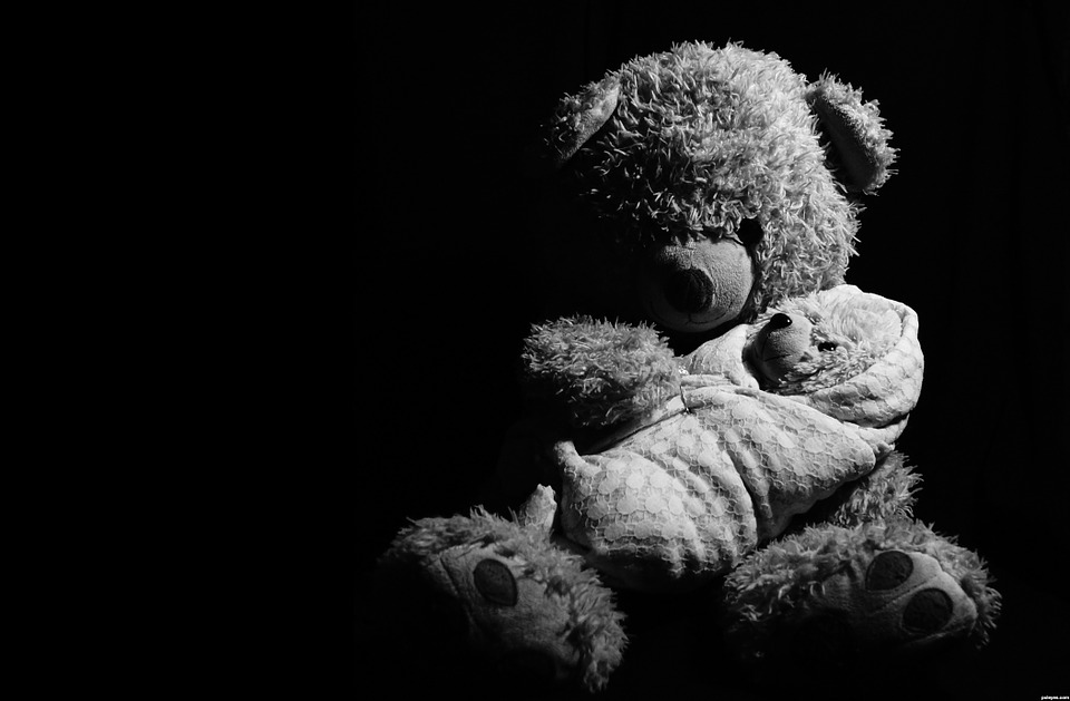 mama, mummy, teddy bear