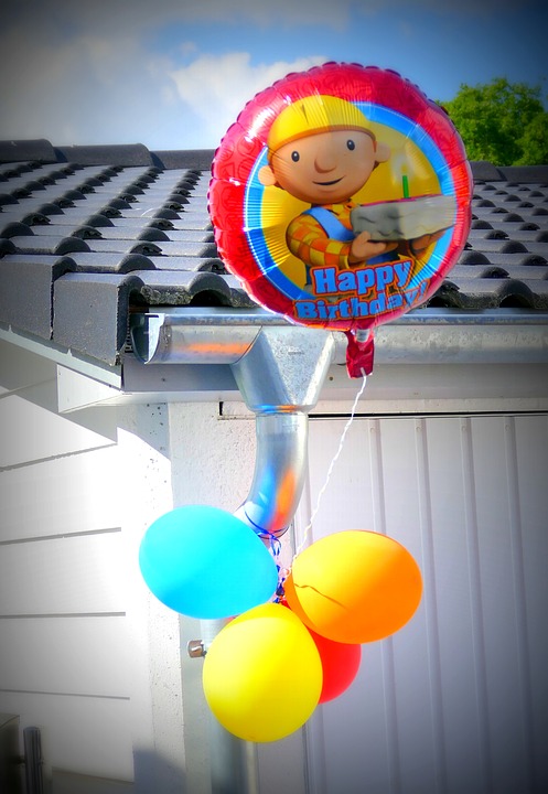 birthday, balloon, colorful