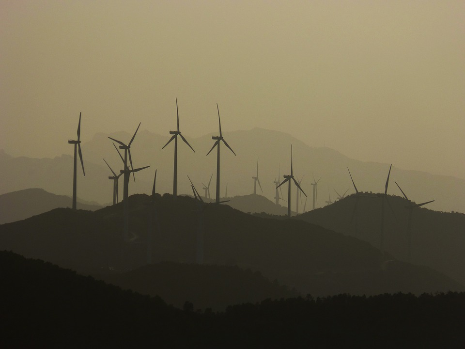 wind turbines, ecology, mills