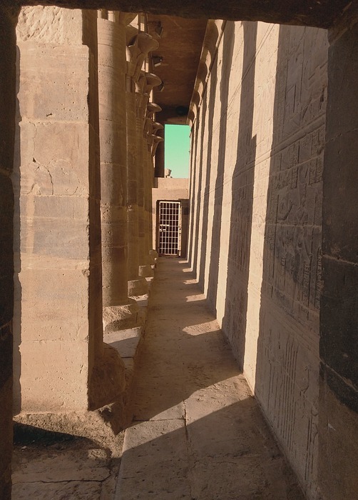 temple, aswan, egypt