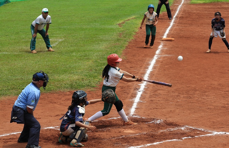 softball, game, sport