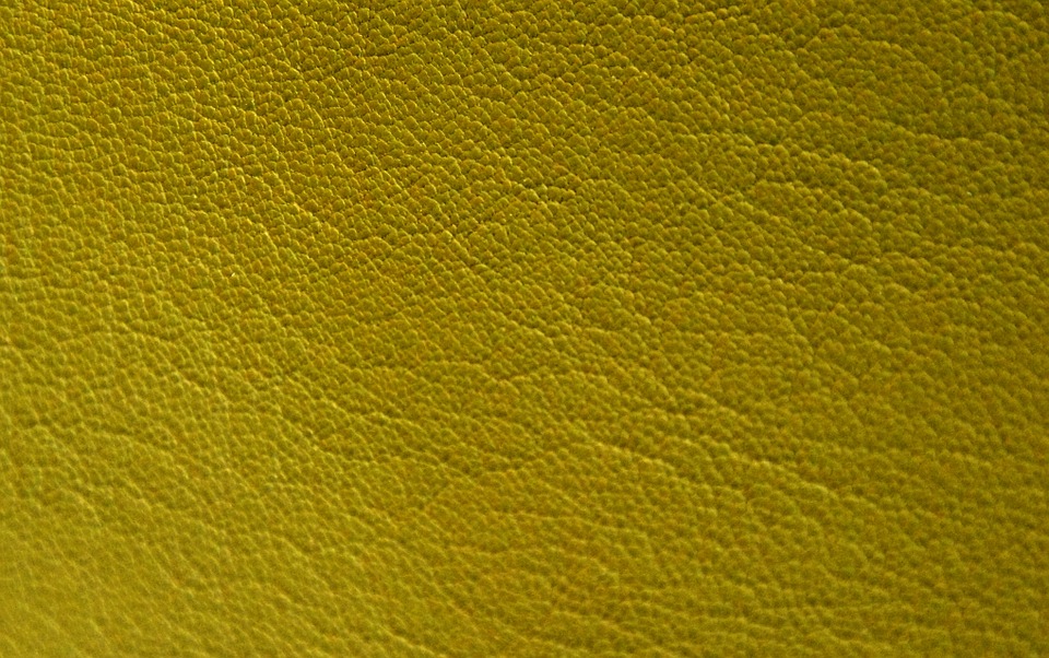 leather, yellow, greenish
