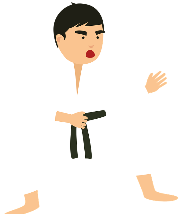 karate, fight, defense