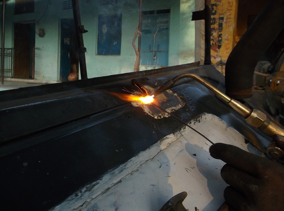 torch, welding, flame