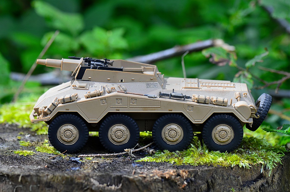 radpanzer, model, military