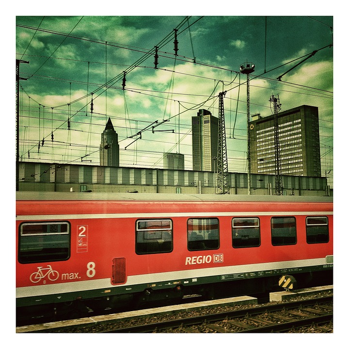 frankfurt, railway station, railway