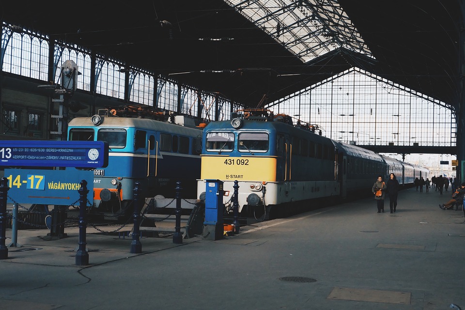 train, station, railway