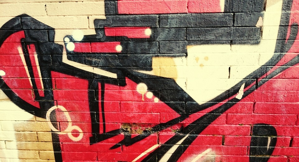graffiti, wall, paint