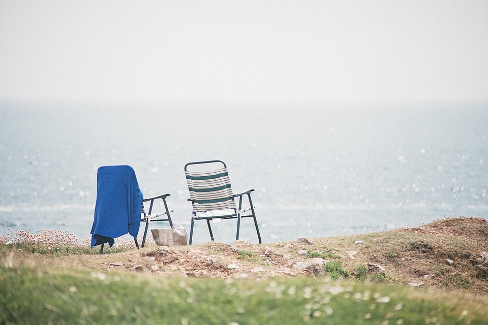 beach chairs, ocean view, ocean