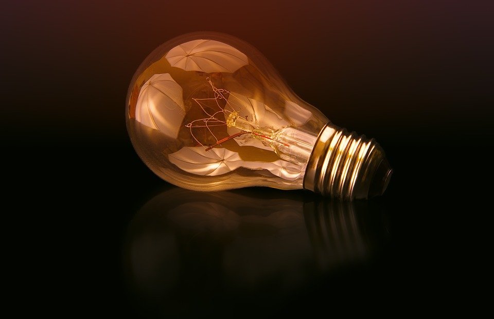 light, light bulb, idea