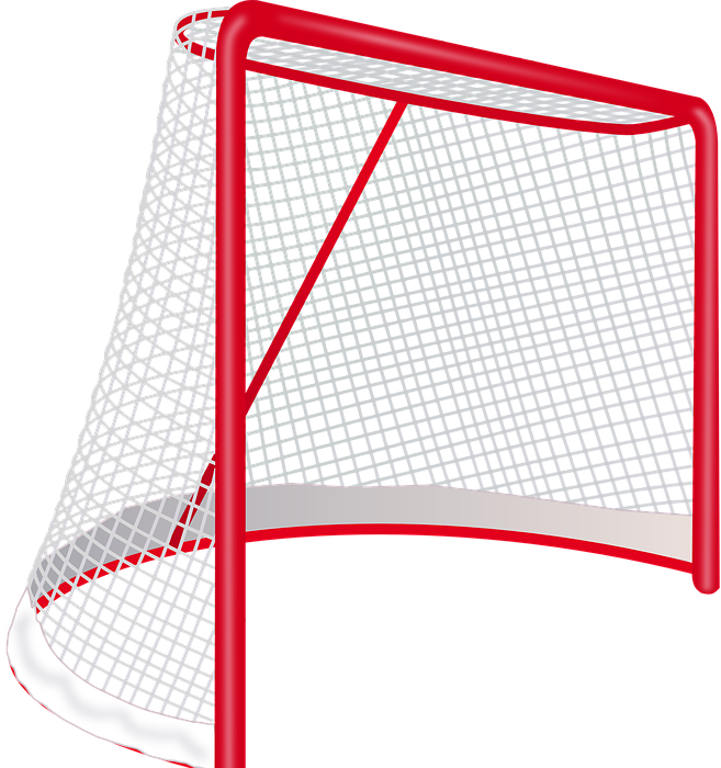 hockey, goal, net