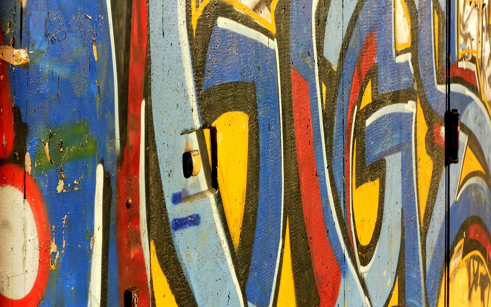 graffiti, wall, berlin