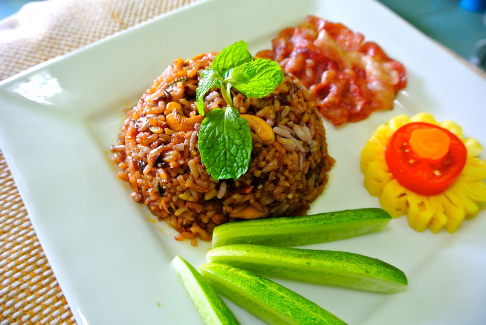 fried rice, rice, thai food