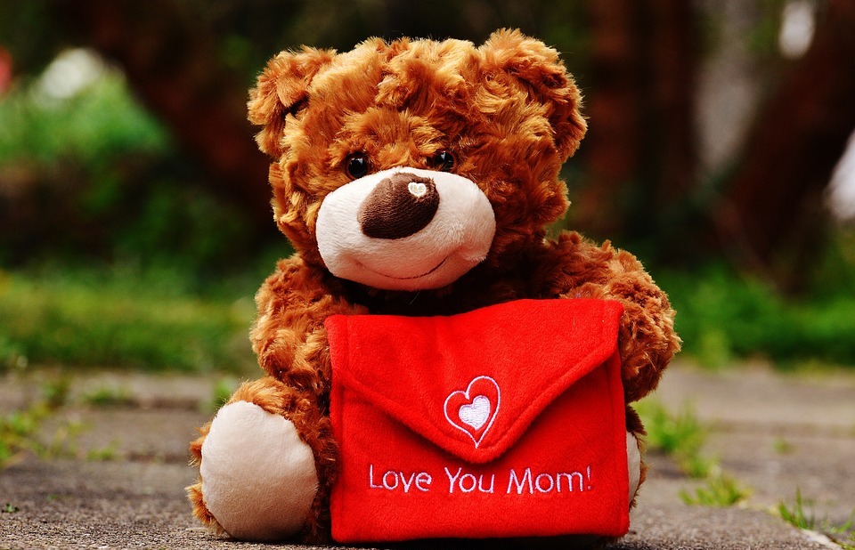 teddy, mother's day, love